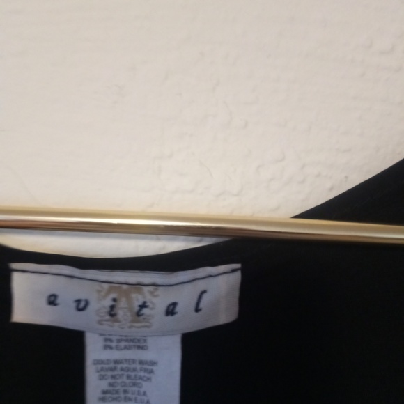 Long Avital Black Dress - Picture 2 of 2